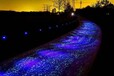 贵州彩色夜光透水路面施工，六盘水荧光透水混凝土设计