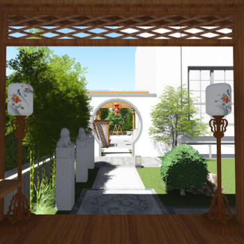 杭州庭院设计：4个小技巧，打造与自然融为一体的院子！