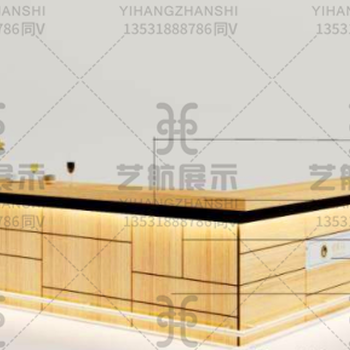 上海乌龙茶收银台展示柜嘉定珍珠奶茶吧台报价免漆板面包柜绘图