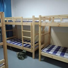 山西临汾中小学生铁床木头双层床公寓床