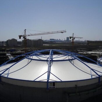 贵阳污水处理厂膜结构施工