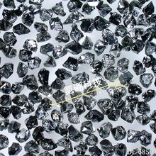 氮硼科技立方氮化硼DL-6850亮黑色单晶，高热稳定性和强度。