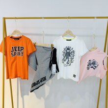 国际品牌吉普童装中大童休闲夏款品牌折扣童装实体直播货源批发图片