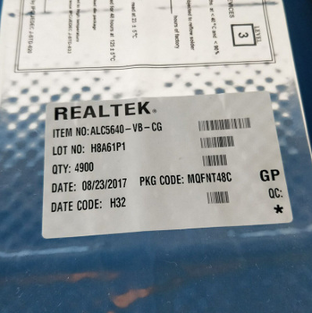 REALTEK瑞昱ALC5640-VB-CGQFN-48声卡驱动器