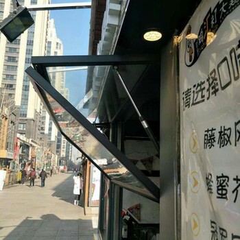 河源店铺上折叠窗外卖窗口定做厂家供应