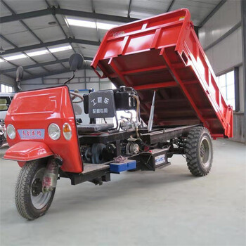 小型農(nóng)用三輪車運(yùn)輸型自卸三輪車柴油動(dòng)力三輪翻斗車廠家