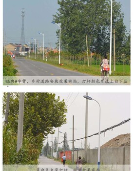 烟台厂家定制一体化太阳能路灯市电路灯庭院灯高杆灯杀虫灯