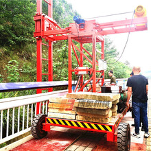 高铁桥梁排水管施工车公路下水管安装设备桥梁排水管安装吊篮