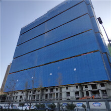 盖楼专用蓝色网片工地施工安全爬架网高层防护覆盖网片阻燃网