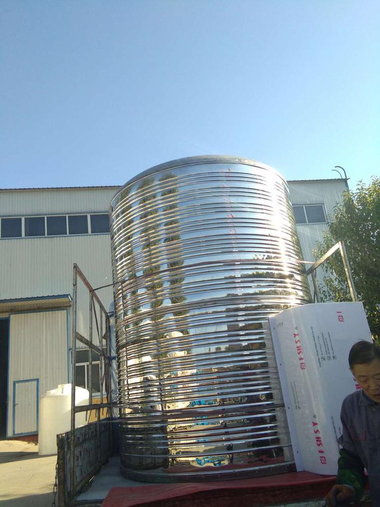 日兴容器1吨圆形保温不锈钢水箱双层不锈钢保温水箱