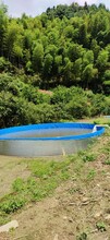 新型镀锌板圆形帆布池简易安装水产养殖池