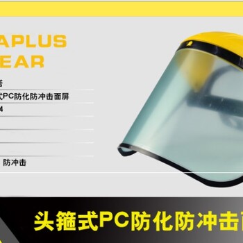 头箍式PC防化防冲击面屏HSF-MP