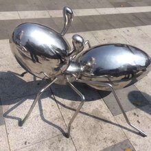 众钰景观金属雕塑-不锈钢蚂蚁雕塑金属雕塑定做厂家图片