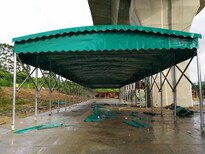 西安生产伸缩式遮雨棚，法式窗口雨蓬，汽车雨蓬，移动推拉雨蓬图片4