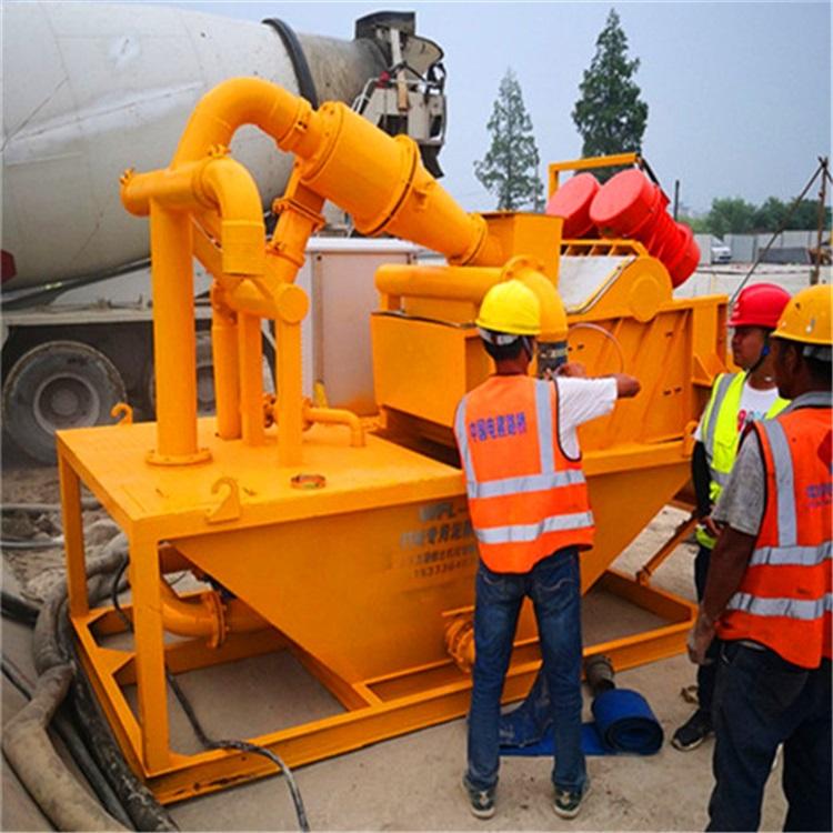 广东清远旋挖钻井泥浆回收设备工程案例