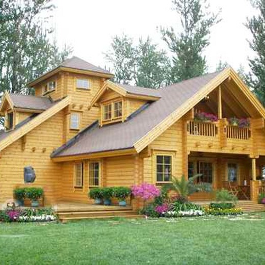 毕节胶合木屋木别墅结构