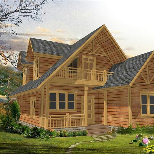 达州农庄生态个性木屋结构