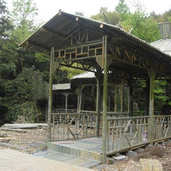 自貢竹廊建筑制作