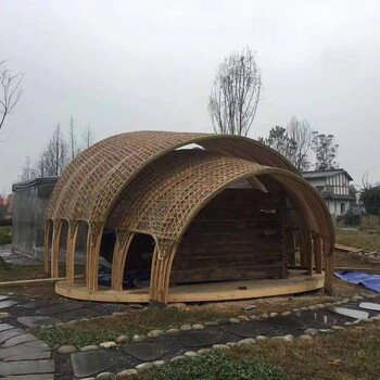 遂寧竹建筑小品定制