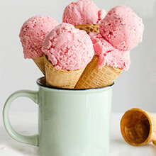 可愛多甜筒脆皮小號小蛋筒網紅零食雪糕桶自制冰淇淋蛋卷蛋托商用圖片
