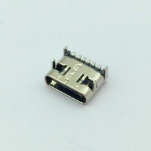 USBtype-c母座6p板上型充电型