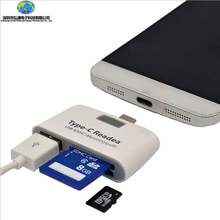 Type-c四合一读卡器MacbookOTG读卡器USB3.1Type-cCOMBO