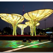 灯光装饰生命之树户外景观工工程大型灯光秀