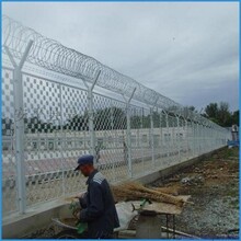 刺绳护栏，安全防御护网，监狱钢网墙