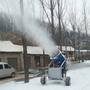 万丰造雪机为东博会的新宠