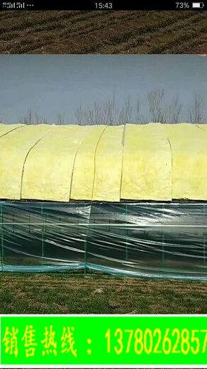 养殖大棚玻璃棉卷毡16kg100mm厚单面贴铝箔单飞边保温毡