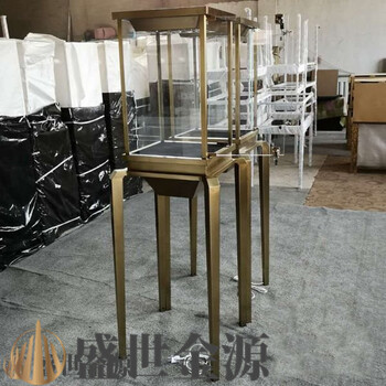 廣東青古銅拉絲不銹鋼展柜定制不銹鋼展柜
