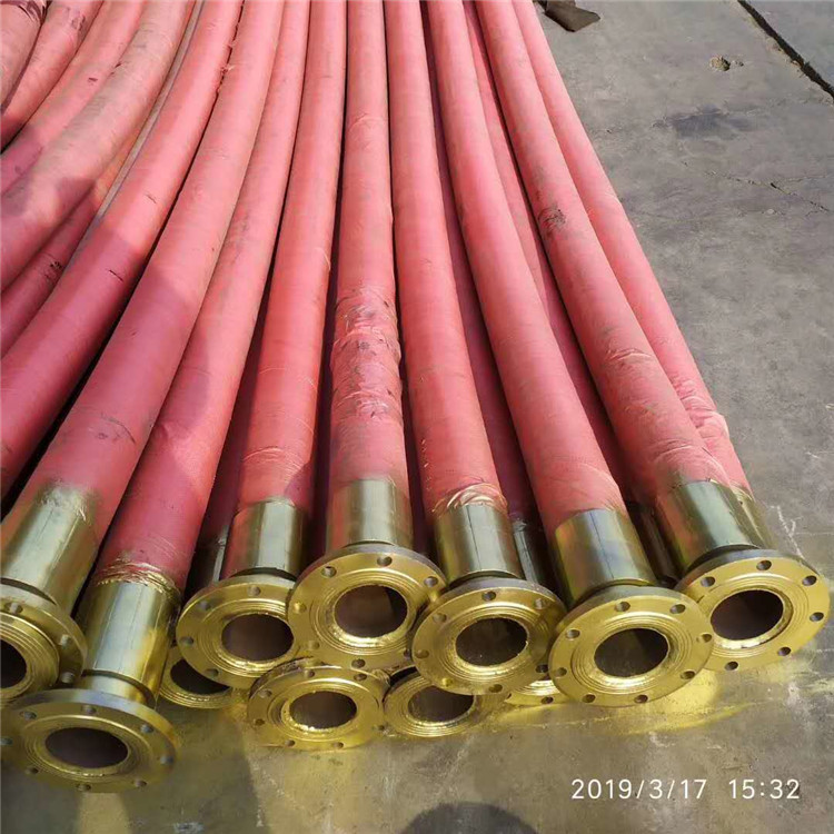仁泽橡塑厂家全国供应防火夹布胶管蒸汽胶管大口径埋吸胶管