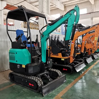 小型農(nóng)用果園工程挖土溝機(jī)履帶式液壓小挖機(jī)