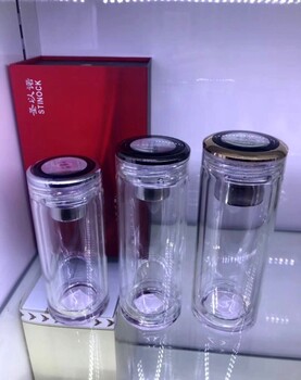 西安思寶玻璃口杯做字圣以諾水杯禮盒裝做LOGO紀(jì)念禮品杯