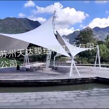 上海膜结构遮阳伞施工