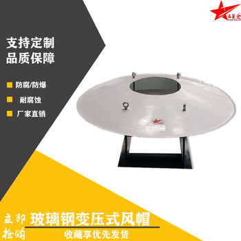 德州品星防腐防爆玻璃鋼變壓式風(fēng)帽，廠家，規(guī)格