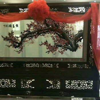 開封汴繡屏風(fēng)校慶屏風(fēng)畢業(yè)季屏風(fēng)禮品雙面繡屏風(fēng)