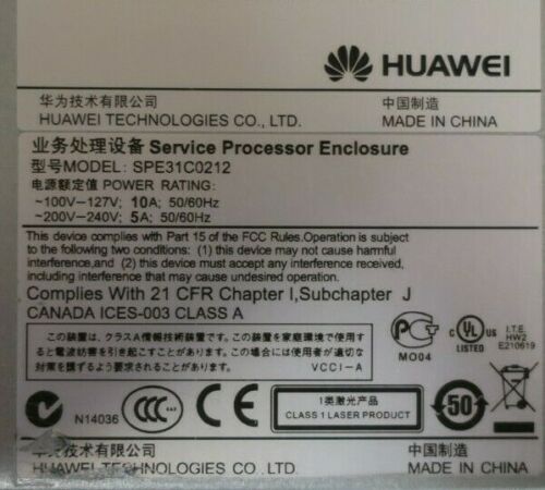 HUAWEI02351KEL 4T 7.2K 3.5 SASS5800V3硬盘