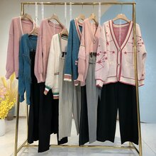 雪尼尔品牌折扣女装尾货批发走份货源设计师原创品牌专柜货源图片