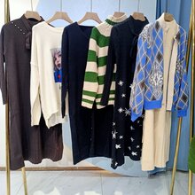 20冬太苹鸟专柜撤柜妤写毛衣连衣裙品牌折扣女装实体店货源图片