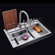 手工水槽NU356诺帝玛厨房食品级304不锈钢洗碗水槽