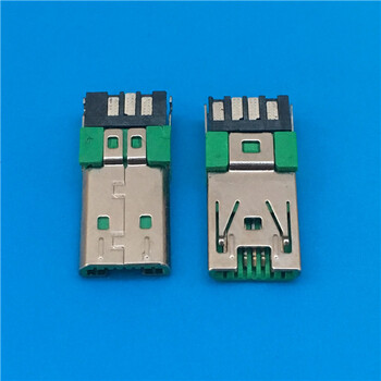 Micro大电流公头OPPO手机插头OPPOUSB7pA公大电流快充连接器