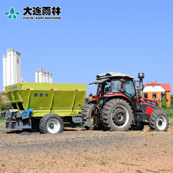 雨林厩肥撒肥机农场稀粪撒粪车全自动撒肥车