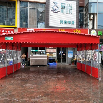 北京环保大排档雨棚安全可靠
