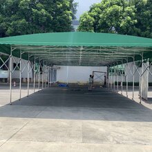 甘肃兰州定制户外伸缩遮阳蓬推拉仓库雨棚车棚移动活动雨蓬图片