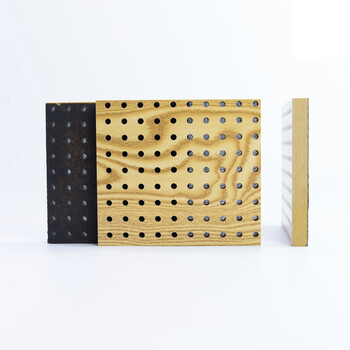 木质吸音板孔木圆孔吸音板