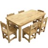 兒童桌椅/兒童木桌椅/幼兒園木桌椅/實木桌椅