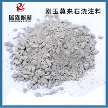 河南郑州耐火材料厂家刚玉莫来石浇注料各类浇注料图片
