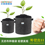 跨境无纺布美植袋黑色加厚种植袋植树袋growbag营养钵育苗袋花盆