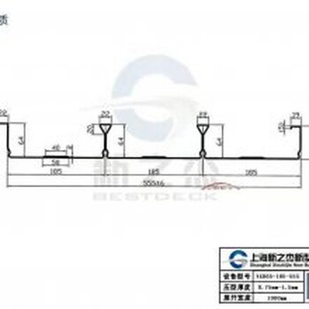 青岛楼承板厂家YX65-185-555型闭口楼承板大型车间生产